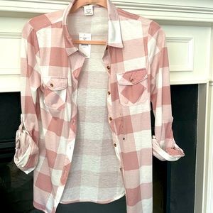 Buckle plaid button up. Never worn with tags
